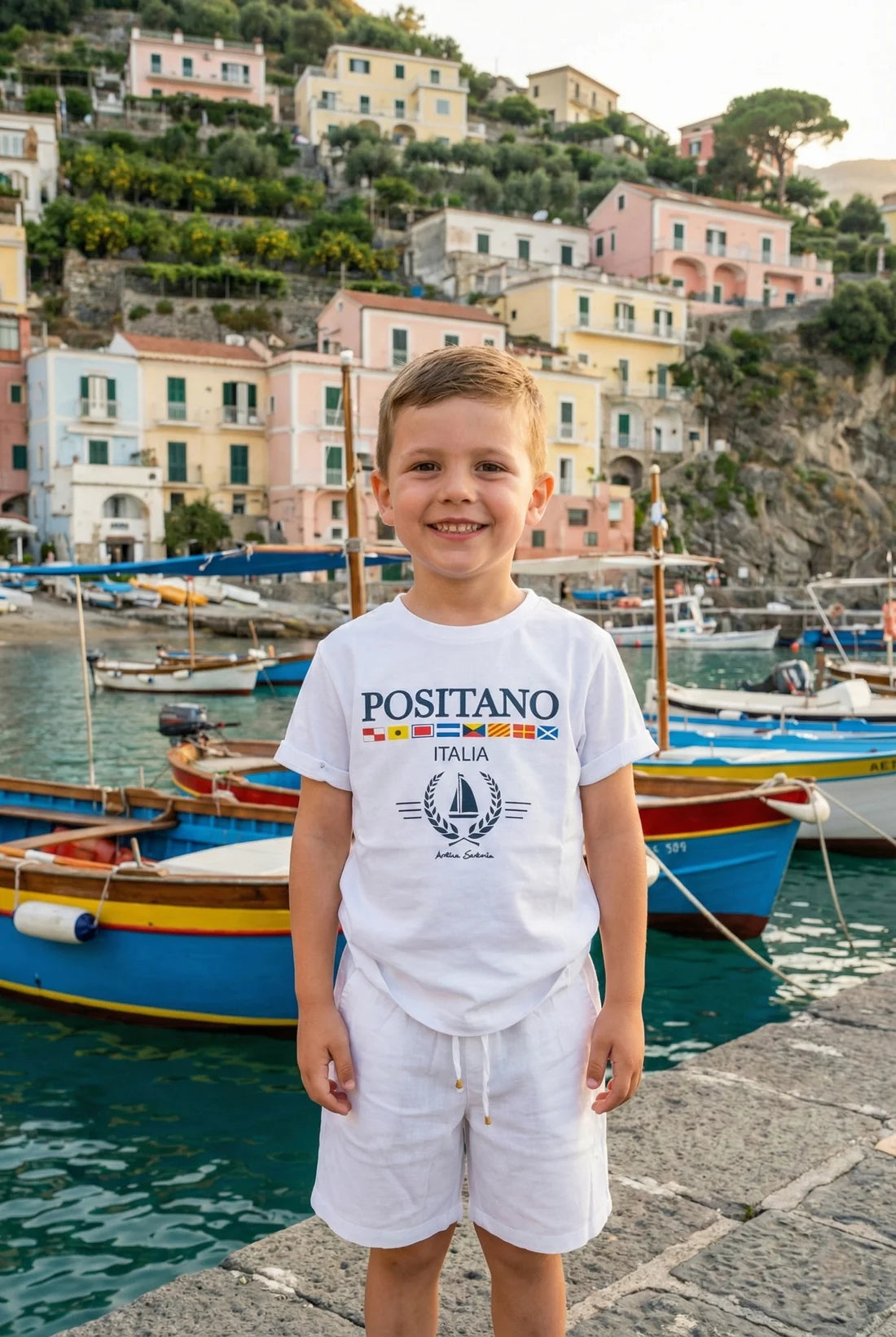 Tricou „Positano Italia” – Antica Sartoria