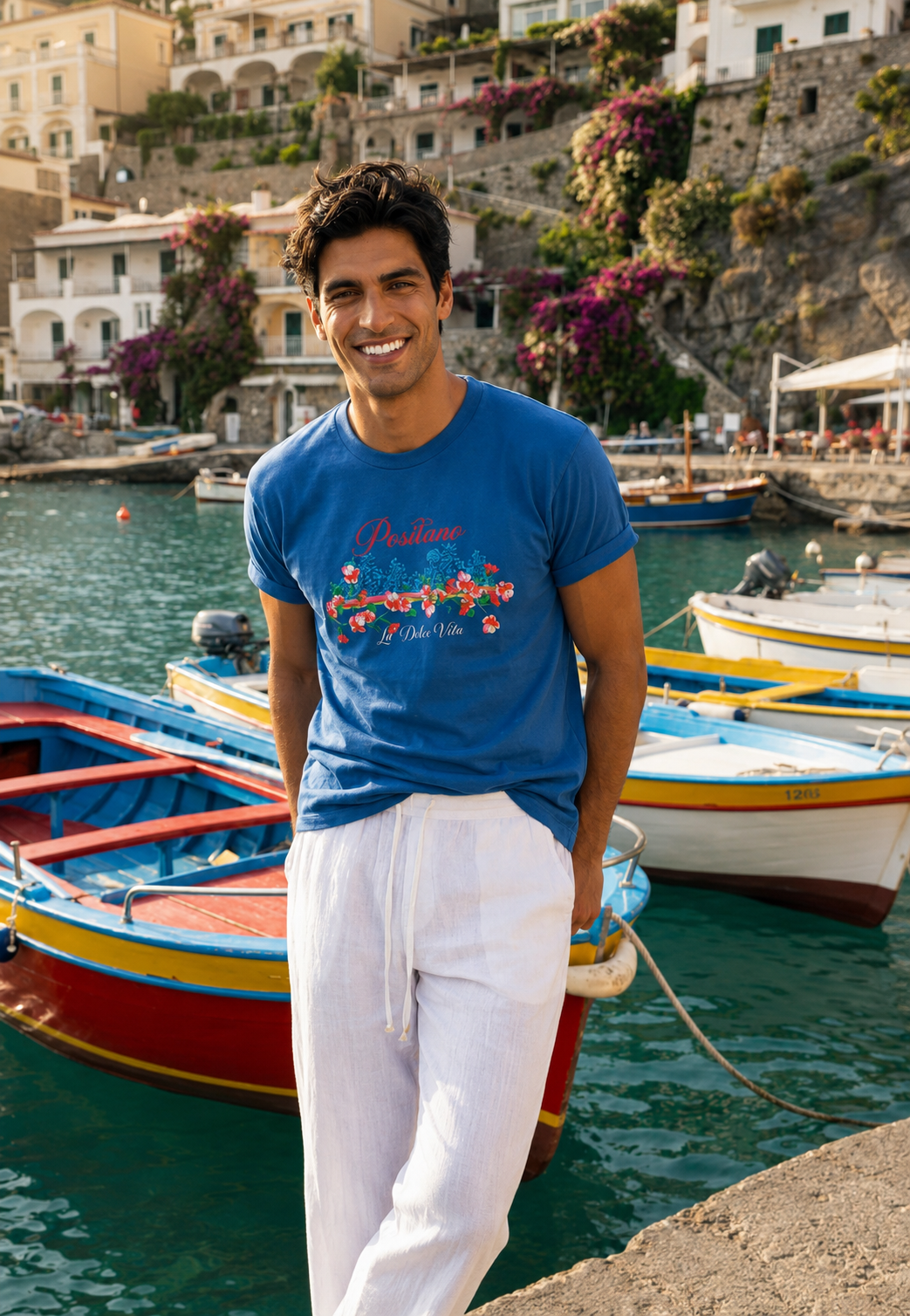 Tricou Positano Fiori